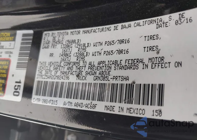 3TMCZ5AN2GM024396: 43132891