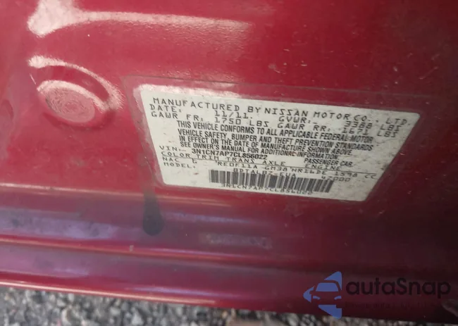 3N1CN7AP7CL856022: 43132966