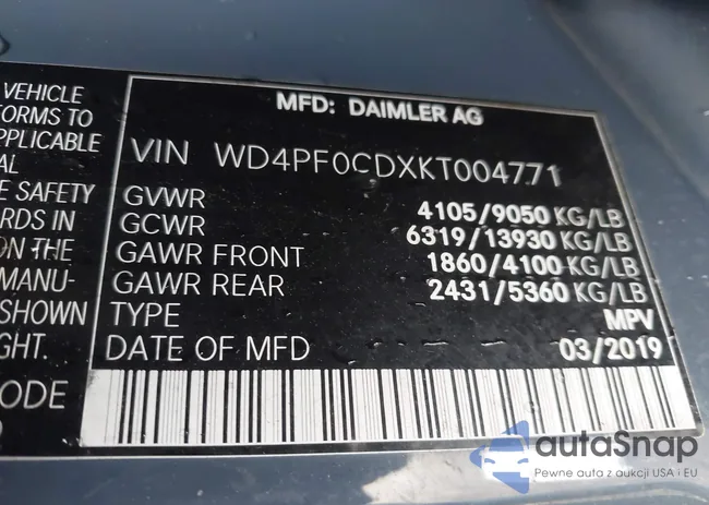 WD4PF0CDXKT004771: 43133016