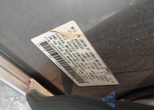 JH4KB16545C005296: 43133067