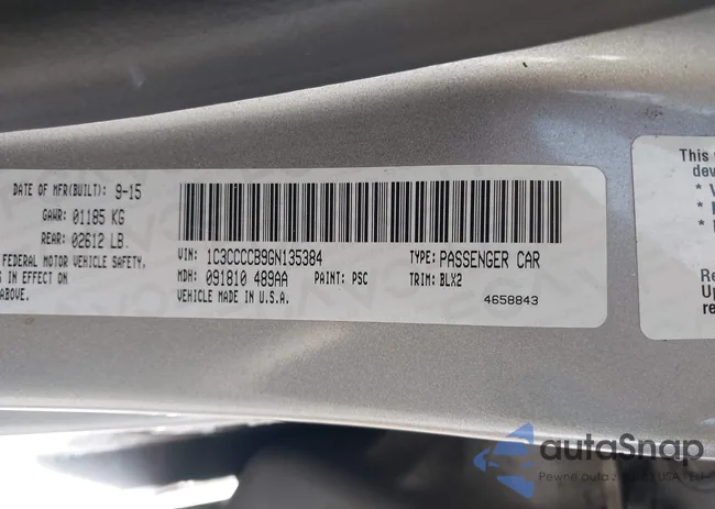 1C3CCCCB9GN135384: 43134470