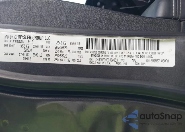 1C4RDHEG9EC300853: 43134479