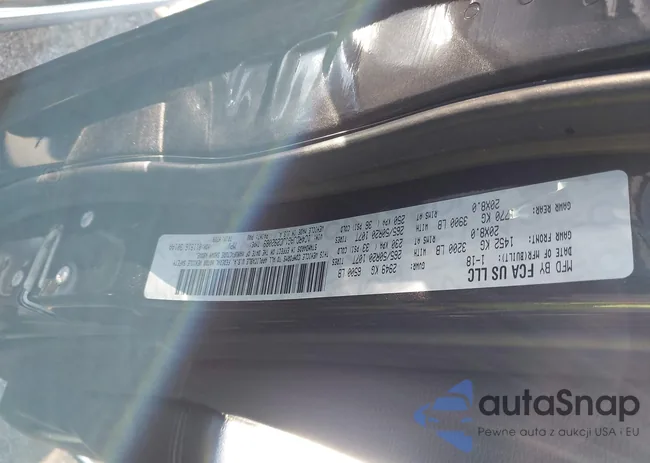 1C4RDJAG1JC292089: 43134490