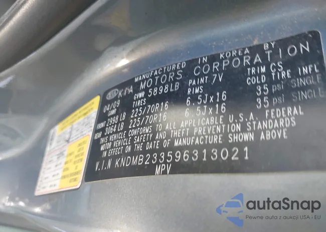 KNDMB233596313021: 43134510