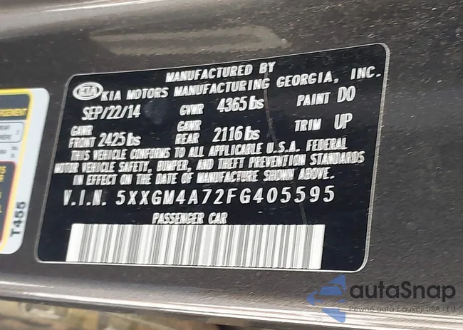 5XXGM4A72FG405595: 43134600