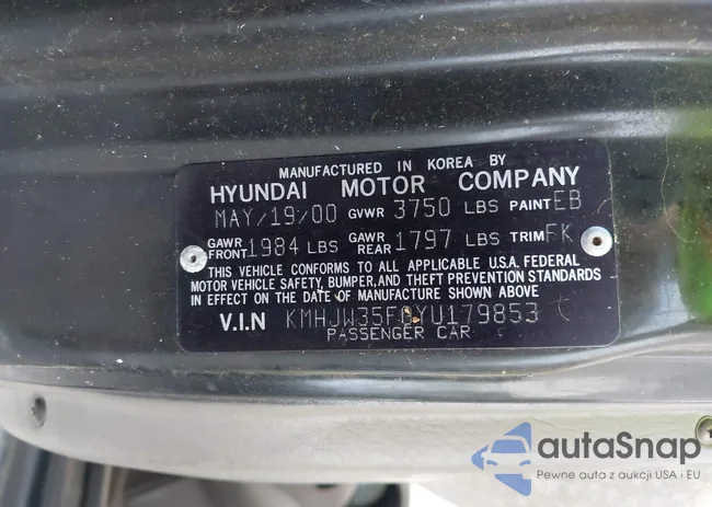 KMHJW35F0YU179853: 43134637