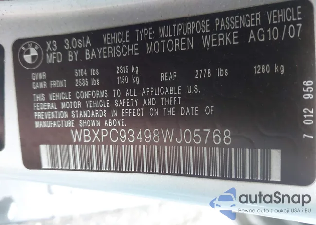 WBXPC93498WJ05768: 43135085