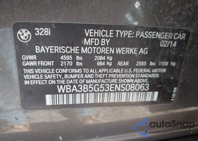 WBA3B5G53ENS08063: 43135210