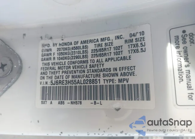 5J6RE3H55AL028851: 43135543