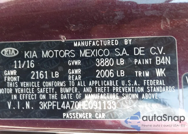 3KPFL4A70HE091133: 43135566