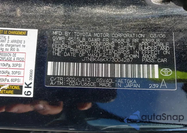 JTNBK46KX73004287: 43135571