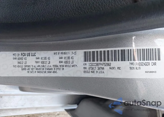 1C3CCCBB7FN752962: 43135629