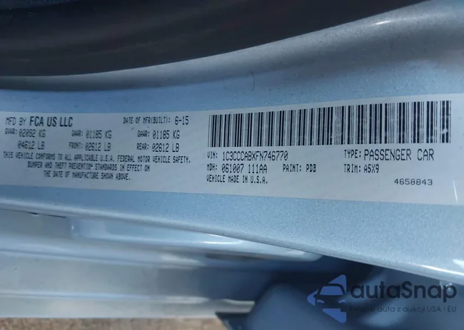 1C3CCCABXFN746770: 43134854