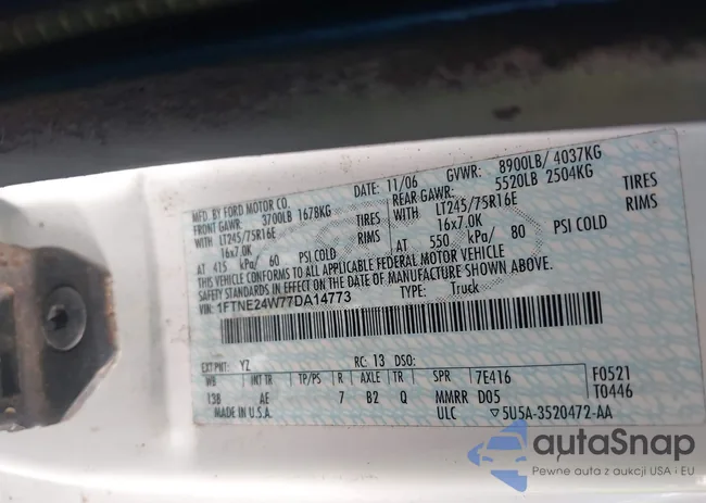 1FTNE24W77DA14773: 43134882