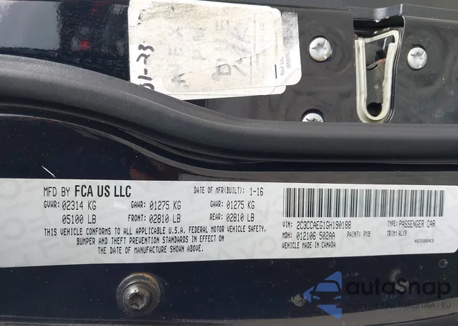 2C3CCAEG1GH190188: 43134964