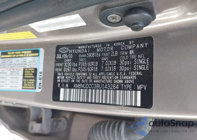 KM8NUDCC3BU143264: 43136128