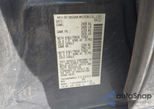 5N1AN0NW0CC513931: 43136129