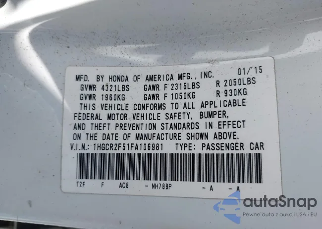 1HGCR2F51FA106981: 43136188