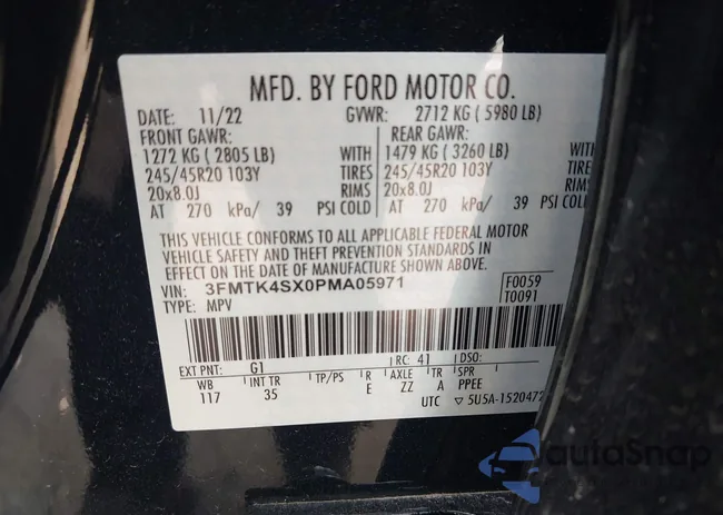 3FMTK4SX0PMA05971: 43136358