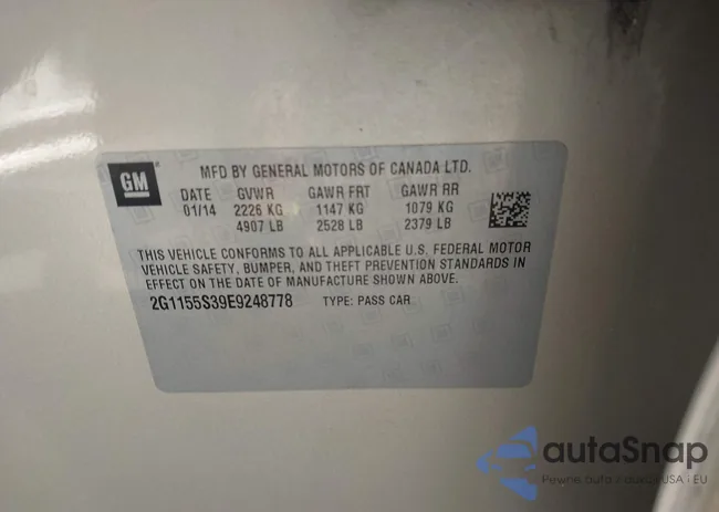 2G1155S39E9248778: 43136402