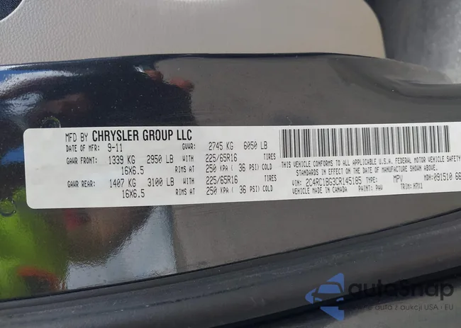 2C4RC1BG3CR145185: 43136558