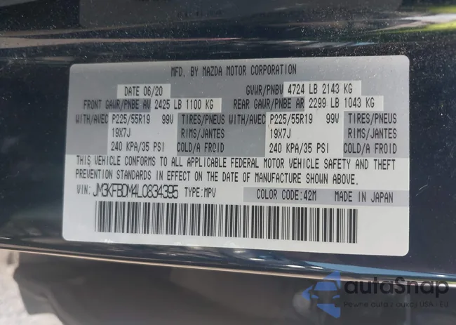 JM3KFBDM4L0834395: 43135665