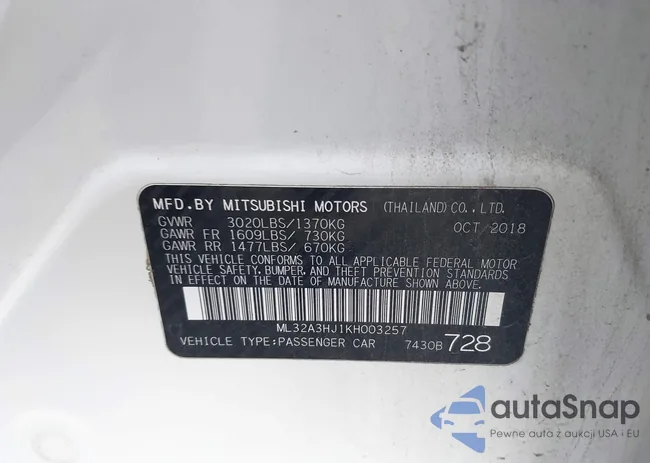 ML32A3HJ1KH003257: 43135704