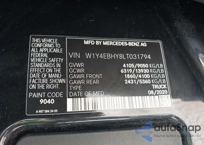 W1Y4EBHY8LT031794: 43135747