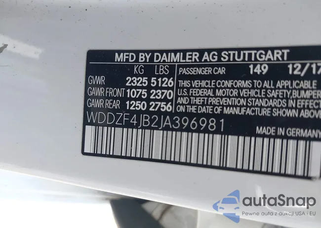 WDDZF4JB2JA396981: 43137276