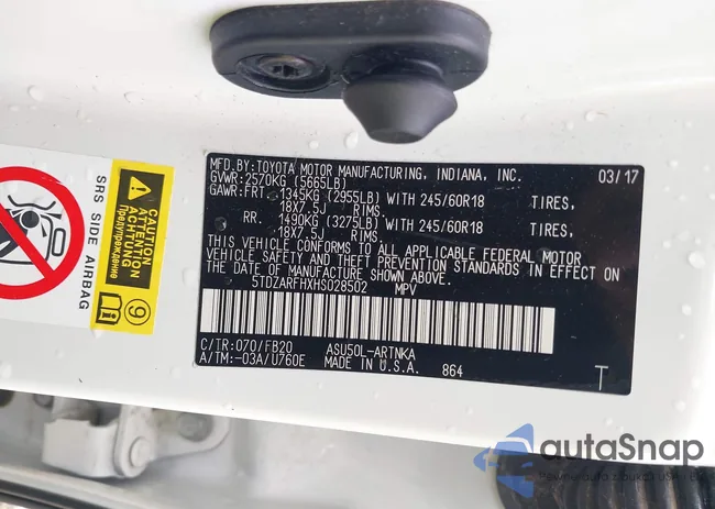 5TDZARFHXHS028502: 43137524