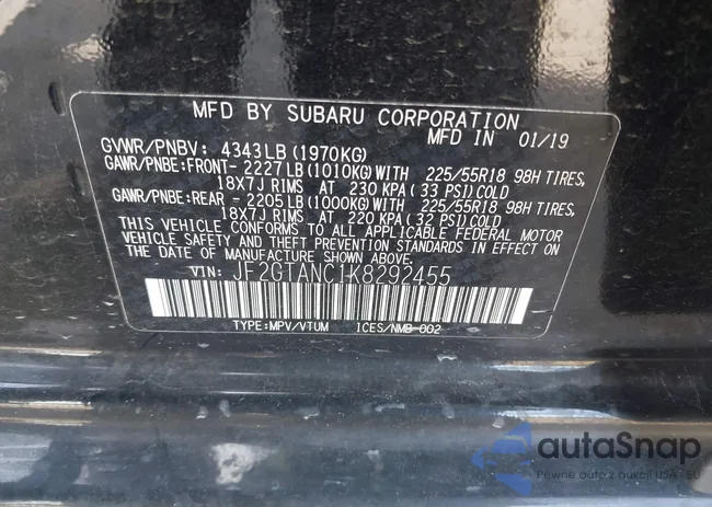 JF2GTANC1K8292455: 43137575