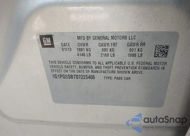 1G1PG5SB7D7223406: 43137630