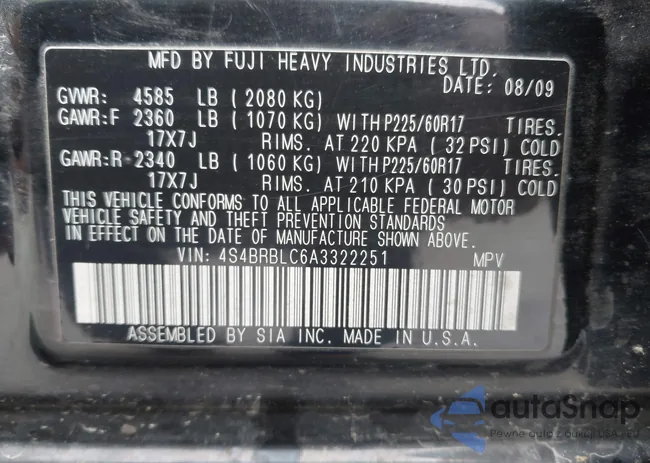 4S4BRBLC6A3322251: 43136715