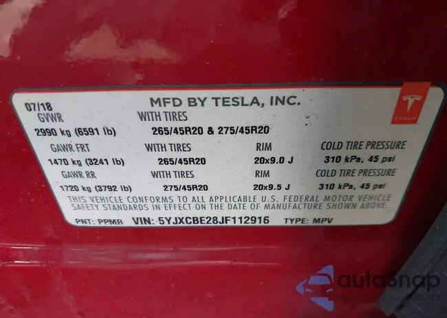 5YJXCBE28JF112916: 43136746