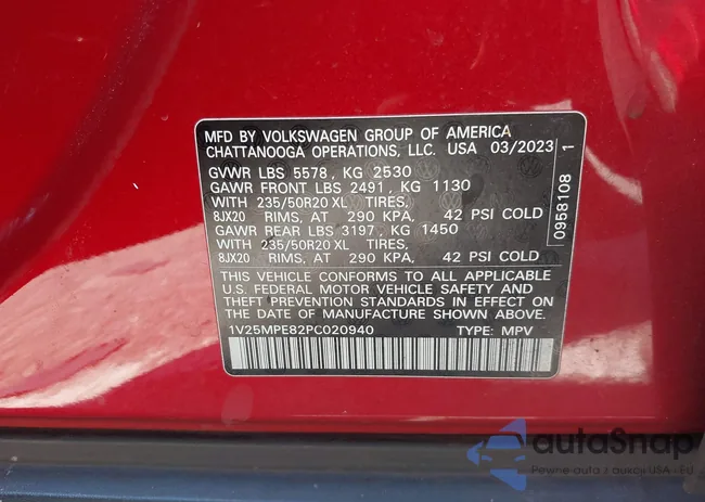 1V25MPE82PC020940: 43137011