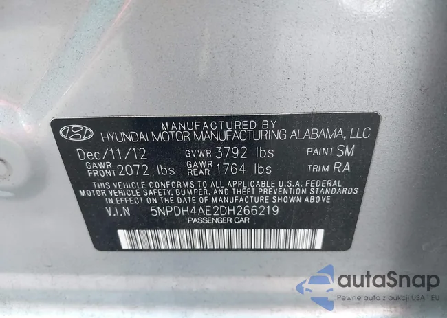 5NPDH4AE2DH266219: 43138158