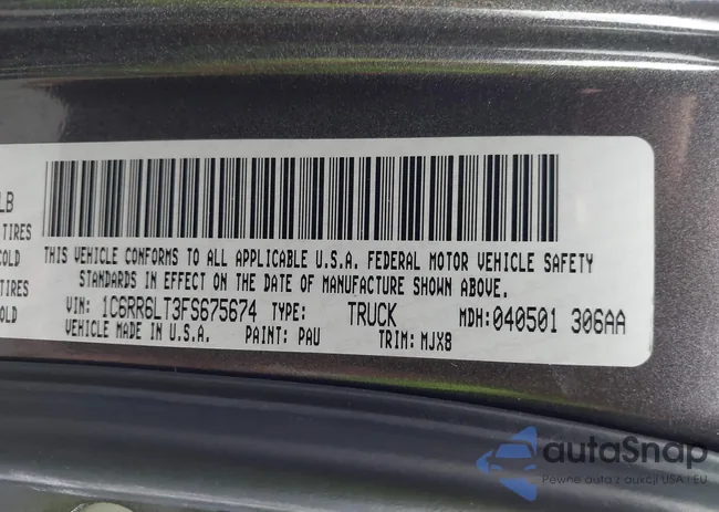 1C6RR6LT3FS675674: 43138589