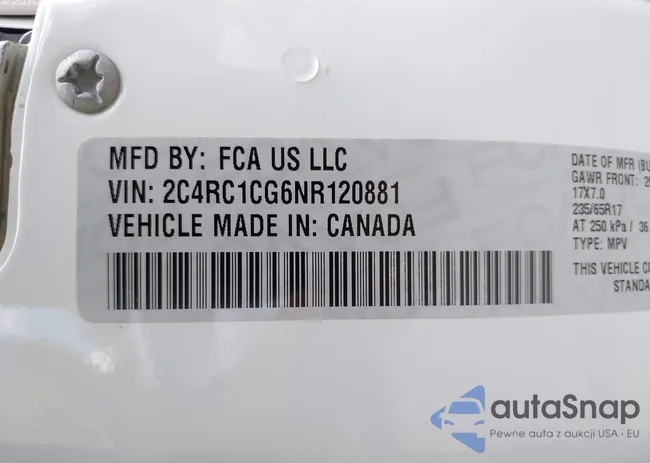 2C4RC1CG6NR120881: 43137768