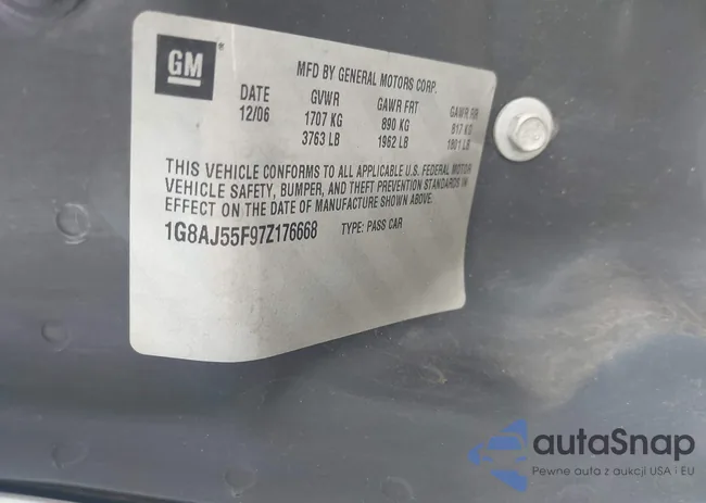 1G8AJ55F97Z176668: 43137899