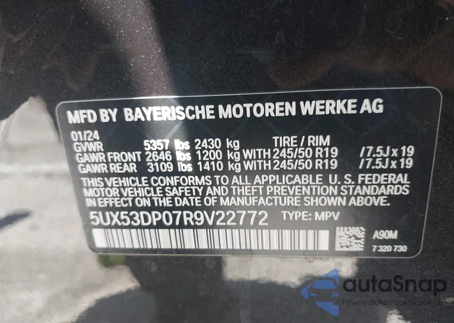5UX53DP07R9V22772: 43139138