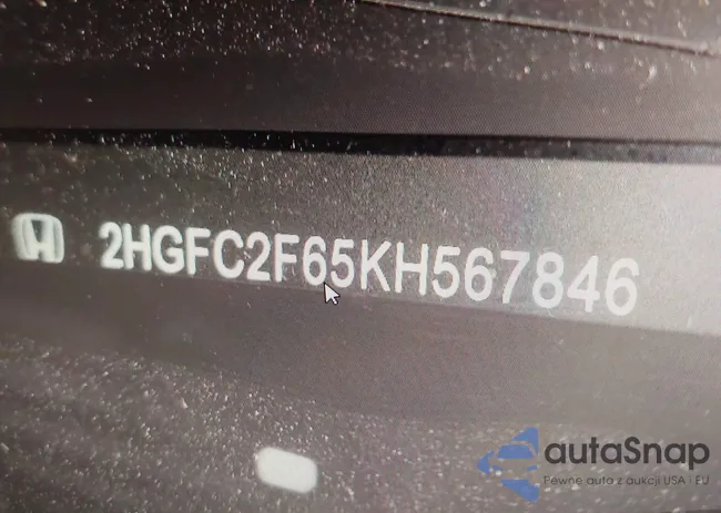 2HGFC2F65KH567846: 43139290