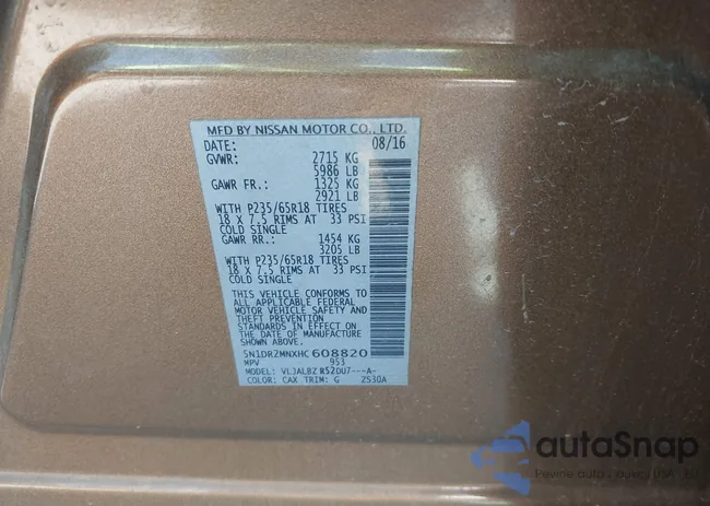 5N1DR2MNXHC608820: 43138695