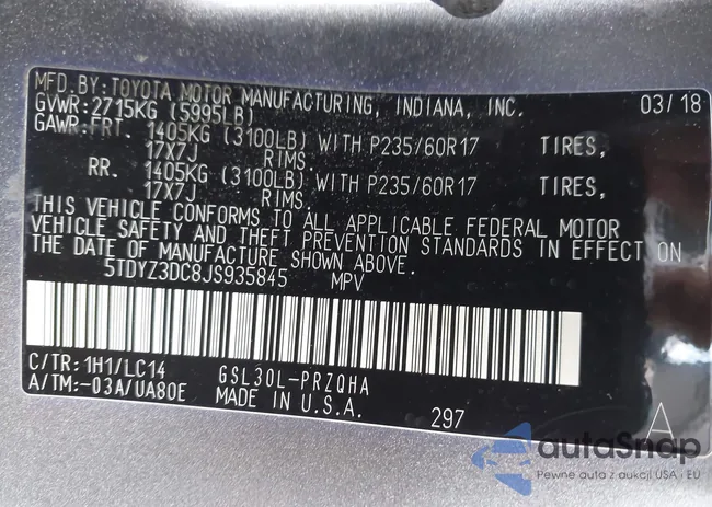 5TDYZ3DC8JS935845: 43138833