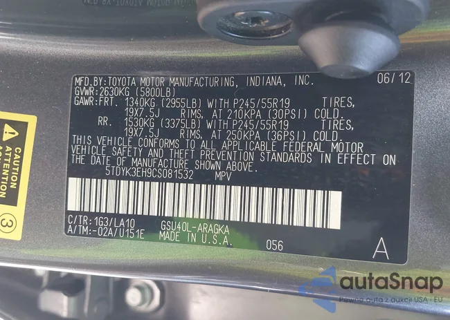 5TDYK3EH9CS081532: 43138849