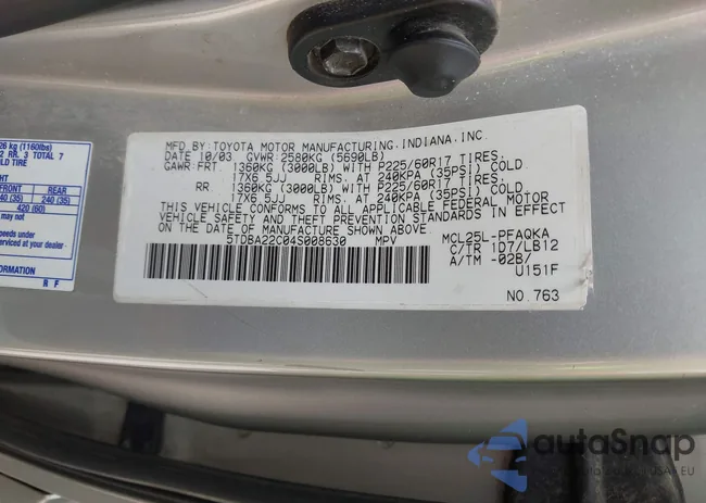 5TDBA22C04S008630: 43138878