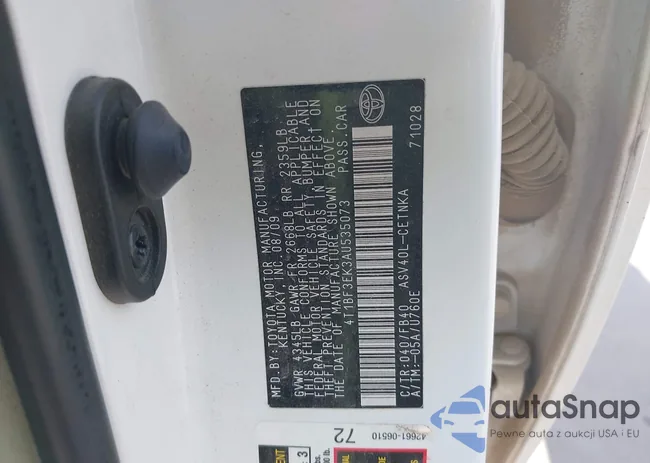 4T1BF3EK3AU535073: 43140431