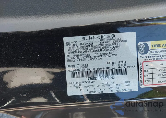 1ZVHT85H775323043: 43140449