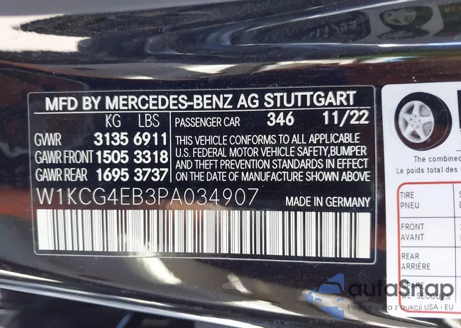 W1KCG4EB3PA034907: 43139670
