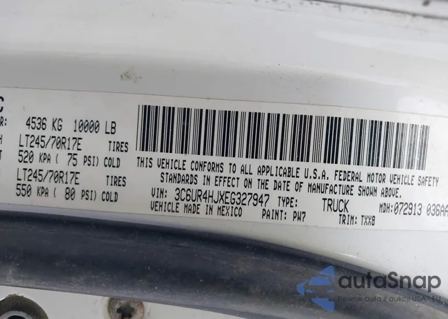 3C6UR4HJXEG327947: 43139744