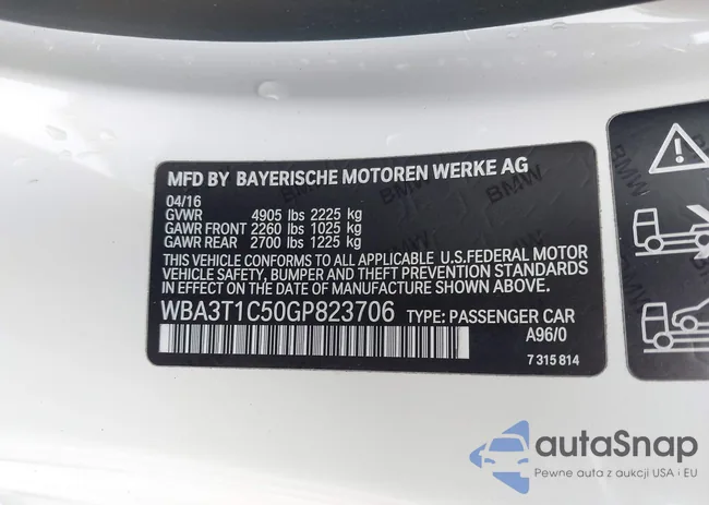 WBA3T1C50GP823706: 43139874